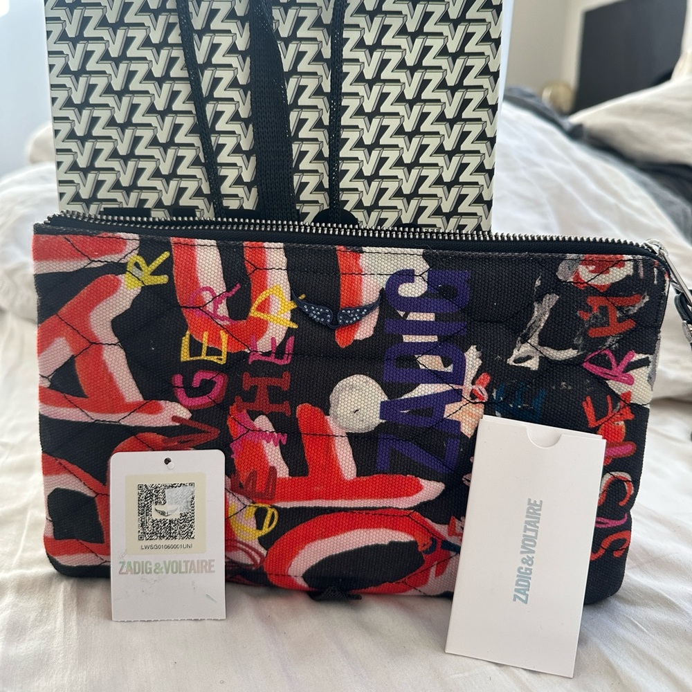 Zadig & Voltaire Uma XL Clutch